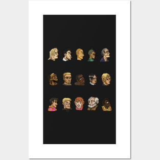 Faces Posters and Art